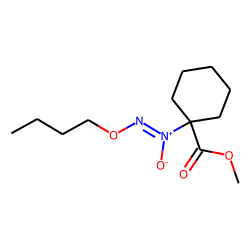 1-(1-Methoxycarbonylcyclohexyl)-2-butoxydiazen-1-oxide