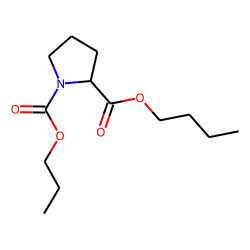 d-Proline, n-propoxycarbonyl-. butyl ester