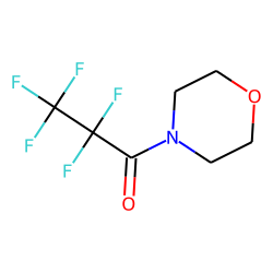 Pentafluoropropionic acid, morpholide