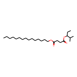 Succinic acid, 2-methylpent-3-yl pentadecyl ester