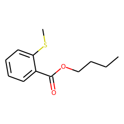 Benzoic acid, 2-(methylthio)-, butyl ester