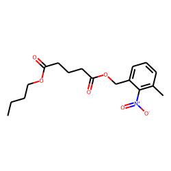 Glutaric acid, butyl 3-methyl-2-nitrobenzyl ester