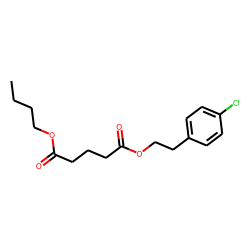 Glutaric acid, butyl 2-(4-chlorophenyl)ethyl ester