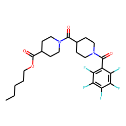 Isonipecotinoylisonipecotic acid, N'-pentafluorobenzoyl-, pentyl ester