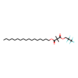 Dimethylmalonic acid, heptadecyl 2,2,3,3,3-pentafluoropropyl ester