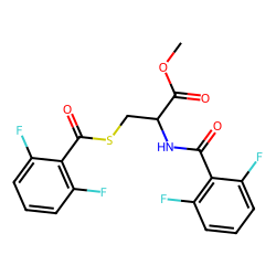 L-Cysteine, N,S-bis(2,6-difluorobenzoyl)-, methyl ester