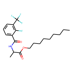 D-Alanine, N-(2-fluoro-3-trifluoromethylbenzoyl)-, nonyl ester