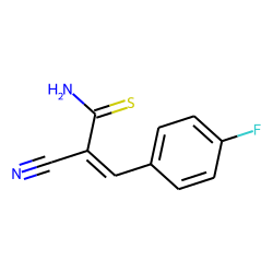 2-Propenethioamide, 2-cyano-3-(4-fluorophenyl)-, (E)-