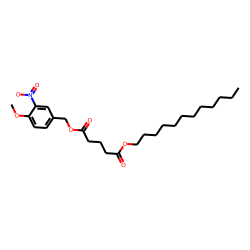 Glutaric acid, dodecyl 3-nitro-4-methoxybenzyl ester