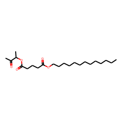 Glutaric acid, 3-oxobut-2-yl tridecyl ester