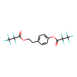 4-Hydroxyphenethyl alcohol, bis(pentafluoropropionate)