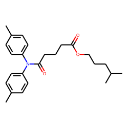Glutaric acid, monoamide, N,N-di(4-methylphenyl)-, isohexyl ester