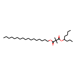 Dimethylmalonic acid, heptadecyl 4-octyl ester