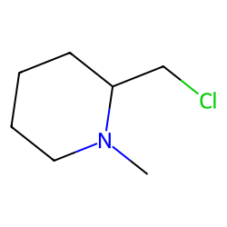c-C5H9N,2-CH2Cl,1-CH3