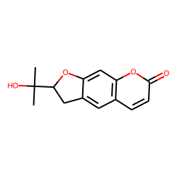 7H-Furo[3,2-g][1]benzopyran-7-one, 2,3-dihydro-2-(1-hydroxy-1-methylethyl)-, (S)-