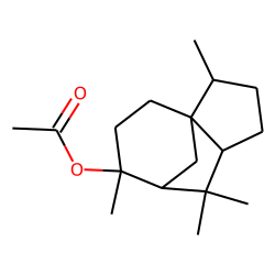 1H-3a,7-Methanoazulen-6-ol, octahydro-3,6,8,8-tetramethyl-, acetate, [3R-(3«alpha»,3a«beta»,6«alpha»,7«beta»,8a«alpha»)]-