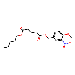 Glutaric acid, 3-nitro-4-methoxybenzyl pentyl ester