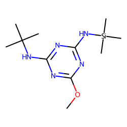 N-tert-Butyl-N'-trimethylsilyl-6-methoxy-1,3,5-triazine-2,4-diamine