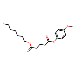 Glutaric acid, heptyl 4-methoxyphenyl ester