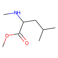 Pentanoic acid, 4-methyl-2-methylamino, methyl ester