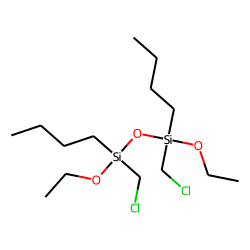 1,3-Disiloxane, 1,3-diethoxy, 1,3-dibutyl, 1,3-bis-(chloromethyl)