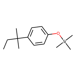 4-(1,1-Dimethylpropyl)phenol, trimethylsilyl ether
