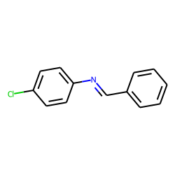 Aniline, N-benzylidene-p-chloro-