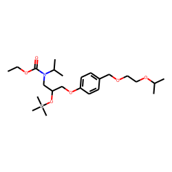 Bisoprolol, N-ethoxycarbonylated, TMS