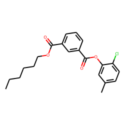 Isophthalic acid, 2-chloro-5-methylphenyl hexyl ester