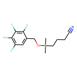 2,3,4,5-Tetrafluorobenzyl alcohol, (3-cyanopropyl)dimethylsilyl ether