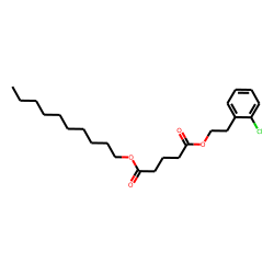 Glutaric acid, 2-(2-chlorophenyl)ethyl decyl ester