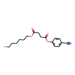 Succinic acid, 6-chlorohexyl 4-cyanophenyl ester