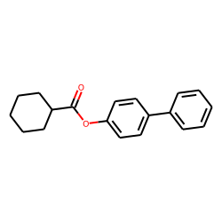 Cyclohexanecarboxylic acid, 4-biphenyl ester