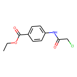 Benzoic acid, p-(2-chloroacetamido)-, ethyl ester