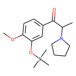 R,S-3',4'-methylenedioxy-«alpha»-pyrrolidinopropiophenone-M (desmethylene-methyl-), TMS