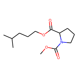 d-Proline, N-methoxycarbonyl-, isohexyl ester