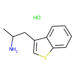 Benzo[b]thiophene-3-ethylamine, alpha-methyl-, hydrochloride