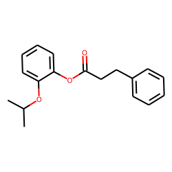3-Phenylpropionic acid, 2-isopropoxyphenyl ester