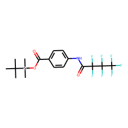 4-Aminobenzoic acid, N-heptafluorobutyryl-, tert.-butyldimethylsilyl ester