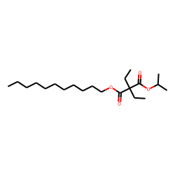 Diethylmalonic acid, isopropyl undecyl ester