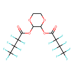 1,4-Dioxane-2,3-diol, bis(heptafluorobutyrate)
