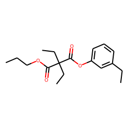 Diethylmalonic acid, 3-ethylphenyl propyl ester