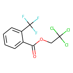 2-Trifluoromethylbenzoic acid, 2,2,2-trichloroethyl ester