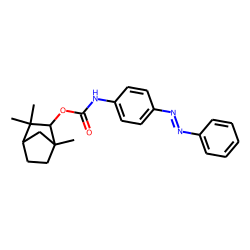 P-phenylazo carbanilic acid, alpha-fenchyl ester