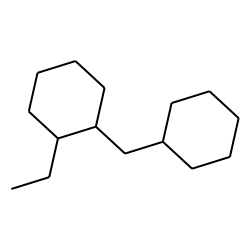 Cyclohexane, 1-(cyclohexylmethyl)-2-ethyl-, cis-