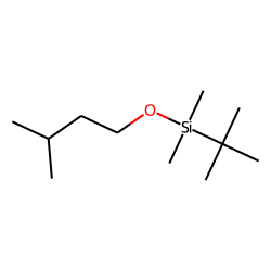 3-Methyl-1-butanol, tert-butyldimethylsilyl ether