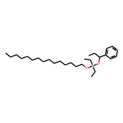 Silane, diethylpentadecyloxy(1-phenylpropoxy)-
