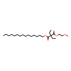 Diethylmalonic acid, 2-methoxyethyl pentadecyl ester
