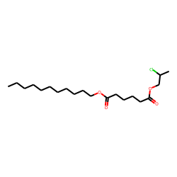 Adipic acid, 2-chloropropyl undecyl ester