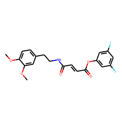 Fumaric acid, monoamide, N-(3,4-dimethoxyphenethyl)-, 3,5-difluorophenyl ester